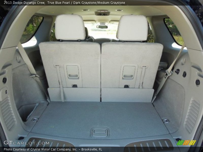 True Blue Pearl / Dark Graystone/Medium Graystone 2013 Dodge Durango Crew