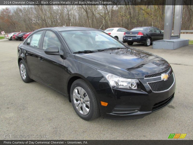 Black Granite Metallic / Jet Black/Medium Titanium 2014 Chevrolet Cruze LS