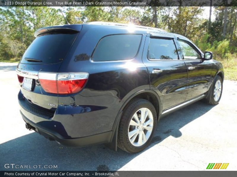 True Blue Pearl / Dark Graystone/Medium Graystone 2013 Dodge Durango Crew