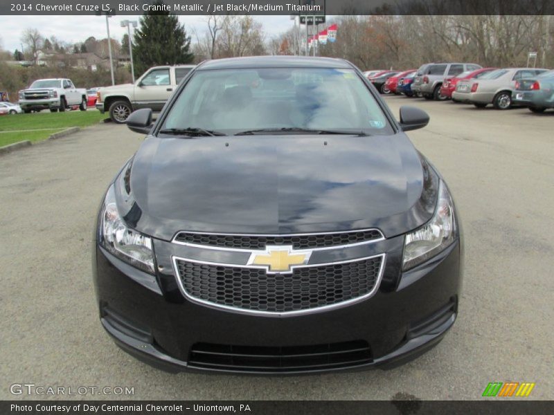 Black Granite Metallic / Jet Black/Medium Titanium 2014 Chevrolet Cruze LS