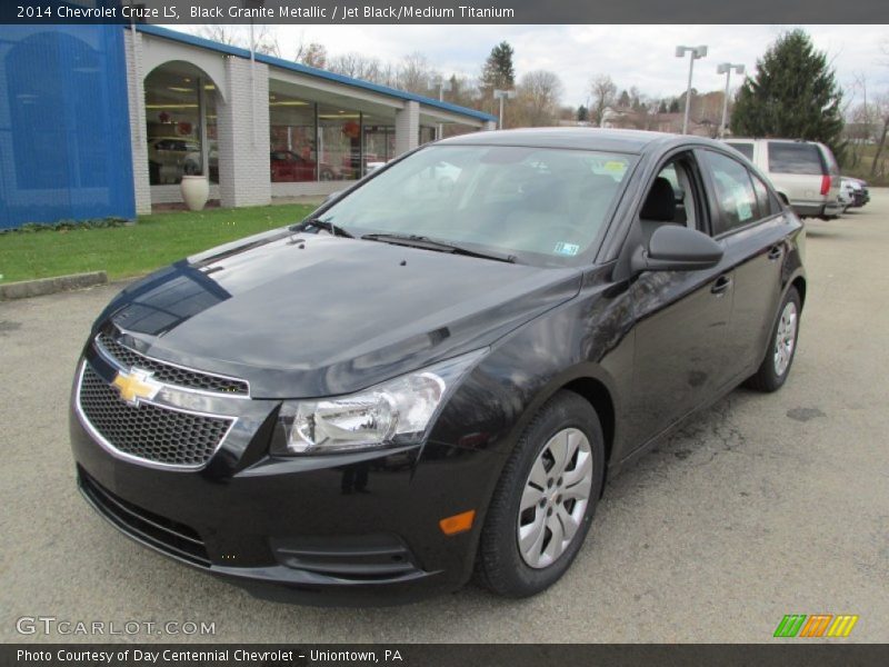 Black Granite Metallic / Jet Black/Medium Titanium 2014 Chevrolet Cruze LS