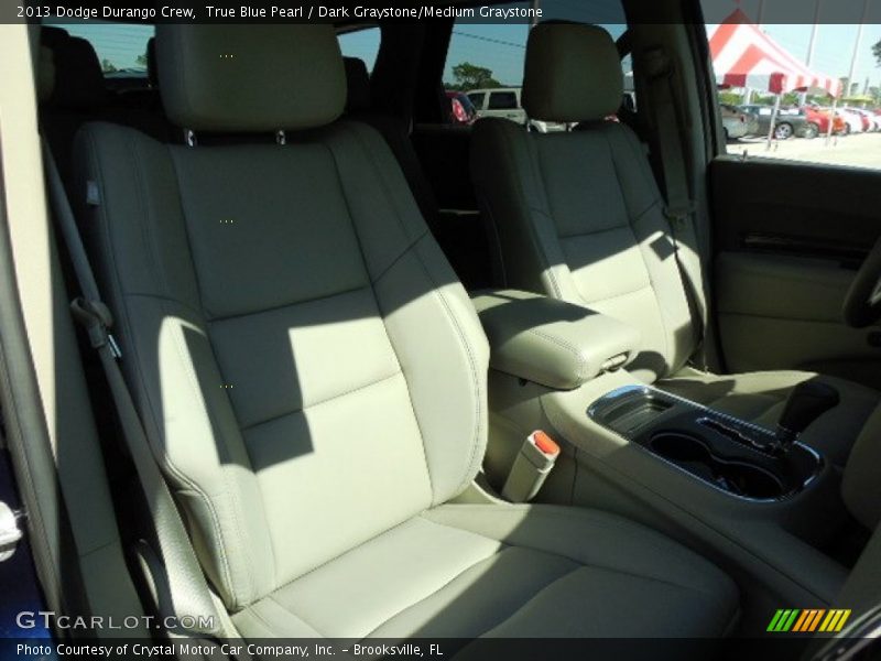 True Blue Pearl / Dark Graystone/Medium Graystone 2013 Dodge Durango Crew