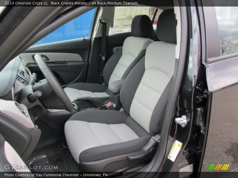 Black Granite Metallic / Jet Black/Medium Titanium 2014 Chevrolet Cruze LS
