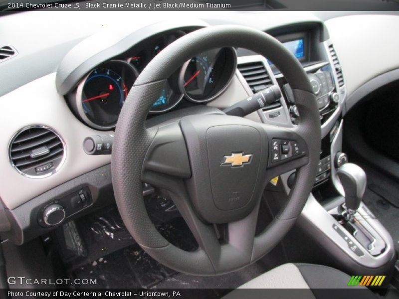 Black Granite Metallic / Jet Black/Medium Titanium 2014 Chevrolet Cruze LS