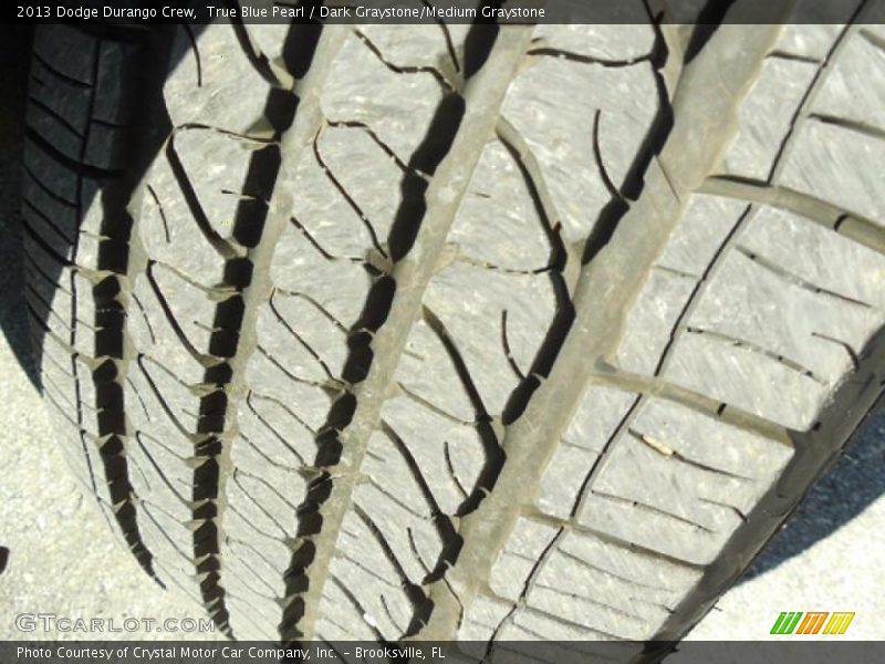 True Blue Pearl / Dark Graystone/Medium Graystone 2013 Dodge Durango Crew
