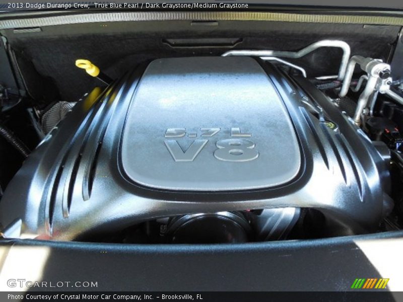 True Blue Pearl / Dark Graystone/Medium Graystone 2013 Dodge Durango Crew