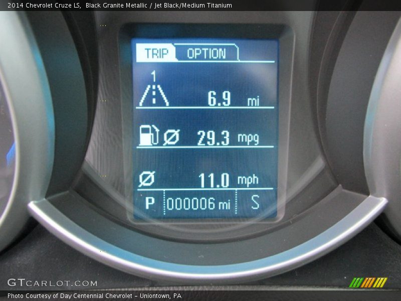 Black Granite Metallic / Jet Black/Medium Titanium 2014 Chevrolet Cruze LS