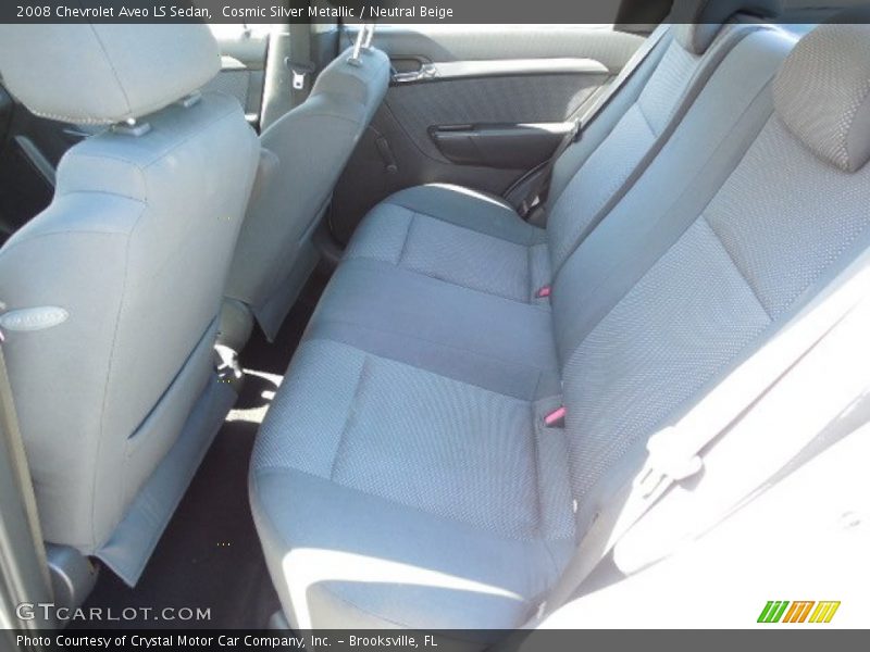 Cosmic Silver Metallic / Neutral Beige 2008 Chevrolet Aveo LS Sedan