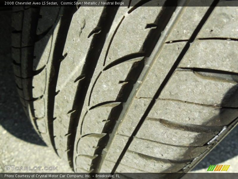 Cosmic Silver Metallic / Neutral Beige 2008 Chevrolet Aveo LS Sedan