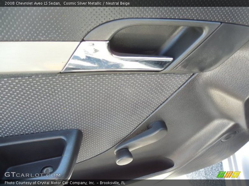 Cosmic Silver Metallic / Neutral Beige 2008 Chevrolet Aveo LS Sedan