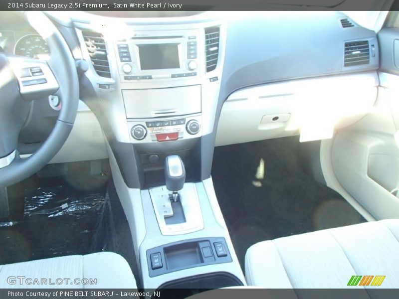 Satin White Pearl / Ivory 2014 Subaru Legacy 2.5i Premium