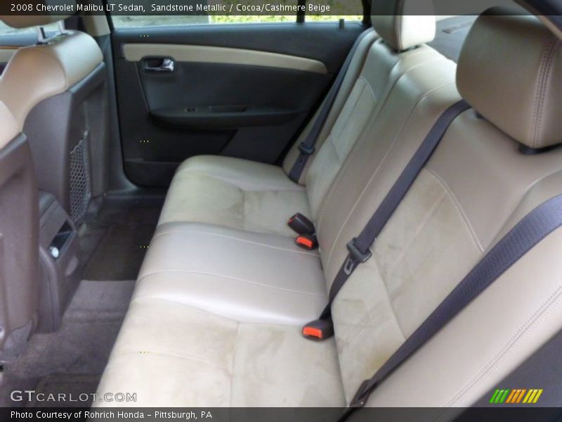 Sandstone Metallic / Cocoa/Cashmere Beige 2008 Chevrolet Malibu LT Sedan
