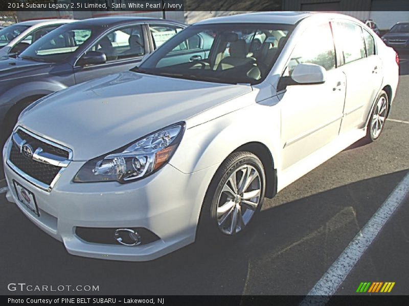 Satin White Pearl / Ivory 2014 Subaru Legacy 2.5i Limited