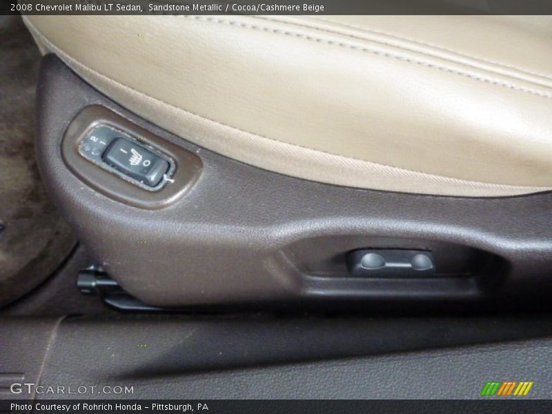 Sandstone Metallic / Cocoa/Cashmere Beige 2008 Chevrolet Malibu LT Sedan