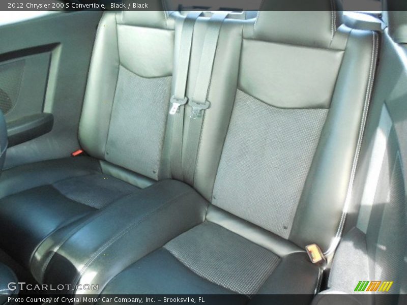 Black / Black 2012 Chrysler 200 S Convertible
