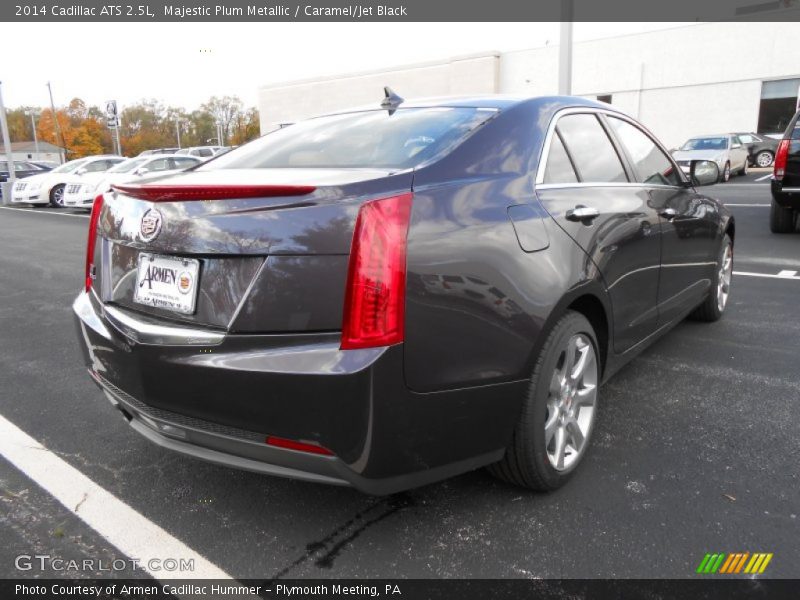 Majestic Plum Metallic / Caramel/Jet Black 2014 Cadillac ATS 2.5L