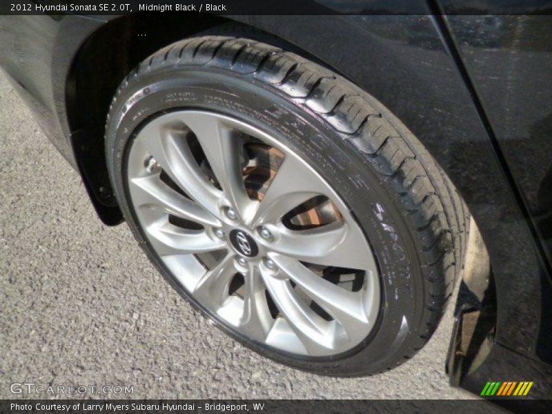 Midnight Black / Black 2012 Hyundai Sonata SE 2.0T