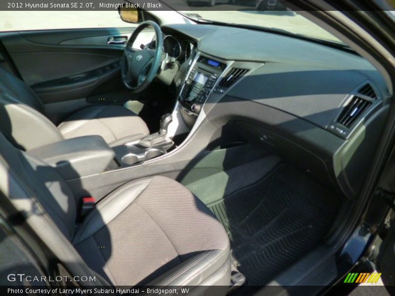 Midnight Black / Black 2012 Hyundai Sonata SE 2.0T