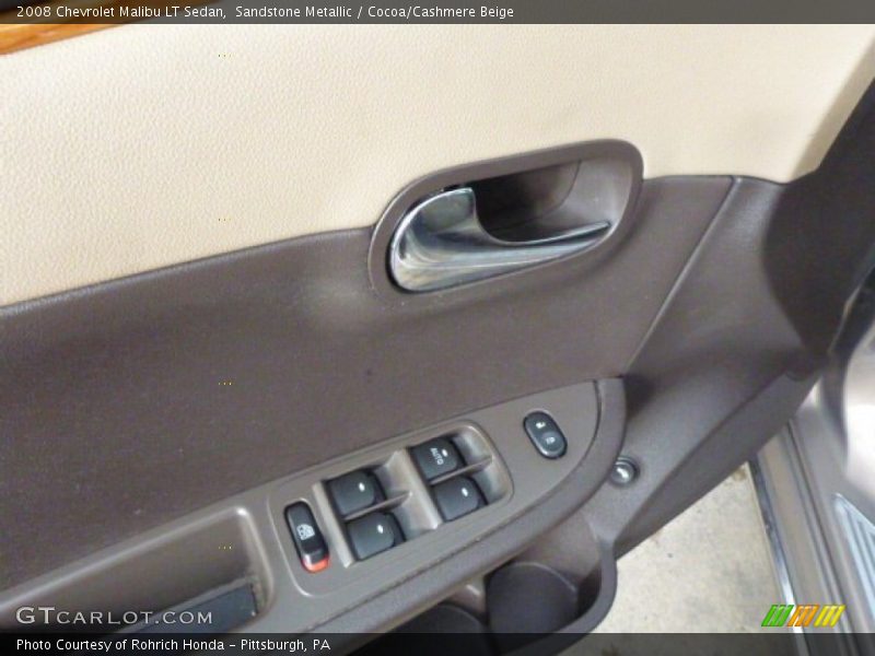 Sandstone Metallic / Cocoa/Cashmere Beige 2008 Chevrolet Malibu LT Sedan