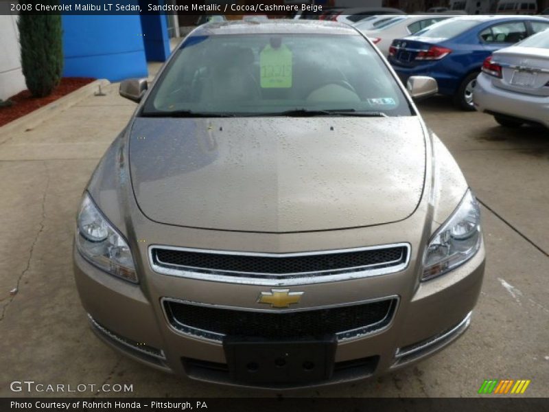 Sandstone Metallic / Cocoa/Cashmere Beige 2008 Chevrolet Malibu LT Sedan