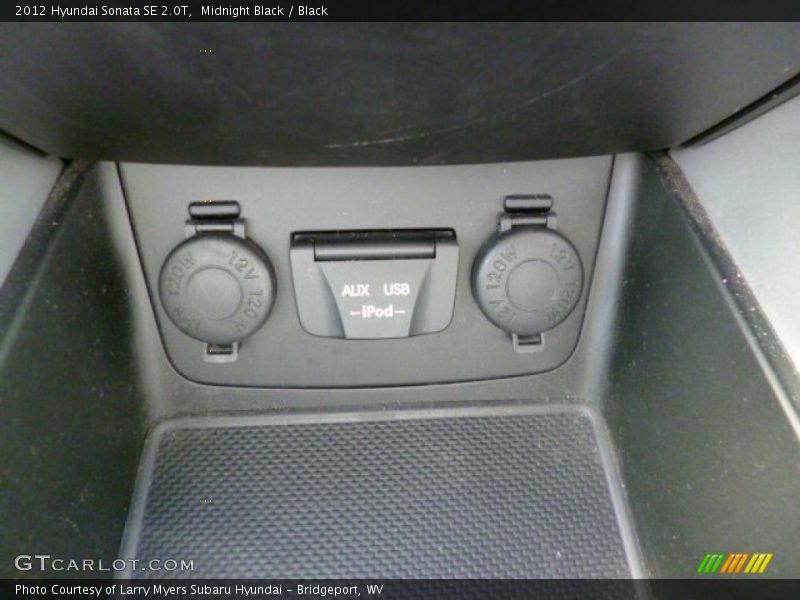Midnight Black / Black 2012 Hyundai Sonata SE 2.0T
