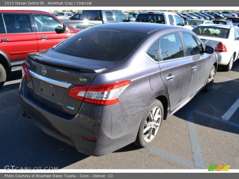 Amethyst Gray / Charcoal 2013 Nissan Sentra SR