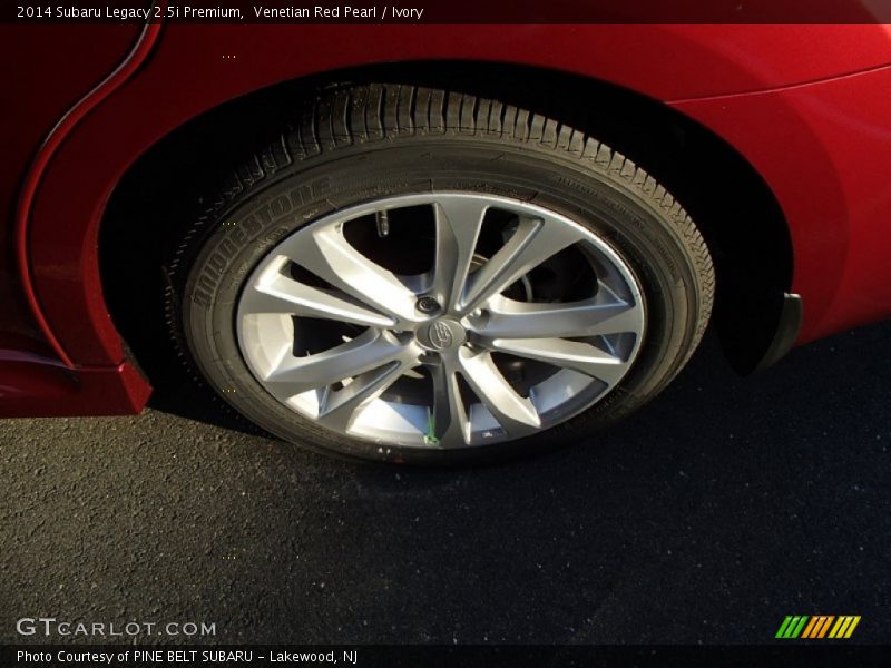 Venetian Red Pearl / Ivory 2014 Subaru Legacy 2.5i Premium