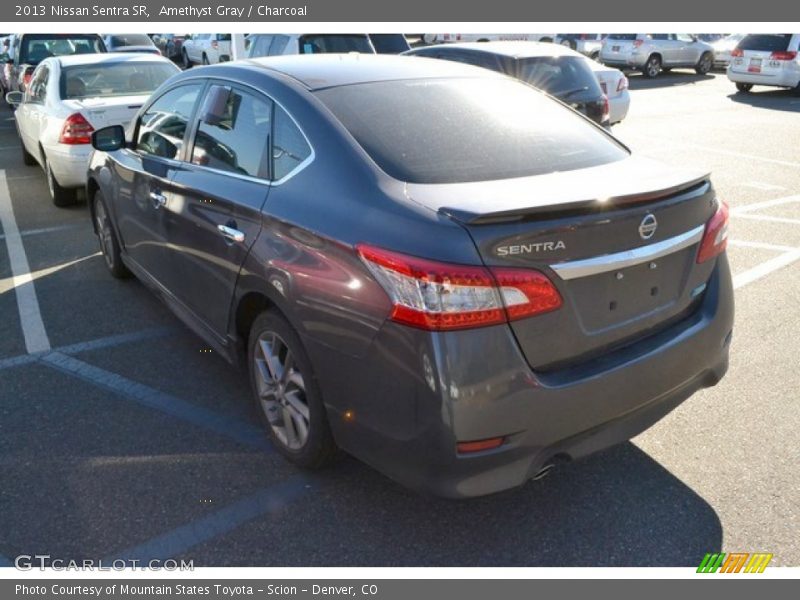 Amethyst Gray / Charcoal 2013 Nissan Sentra SR