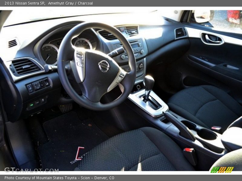 Amethyst Gray / Charcoal 2013 Nissan Sentra SR