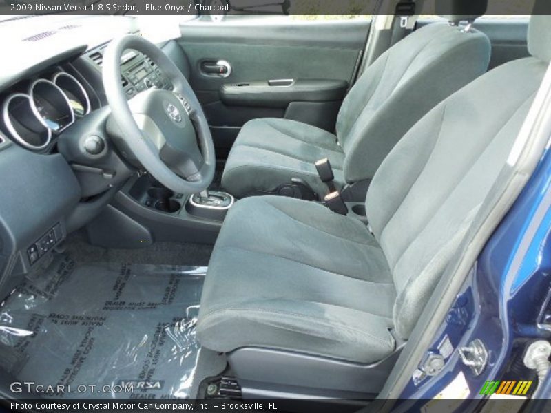 Blue Onyx / Charcoal 2009 Nissan Versa 1.8 S Sedan