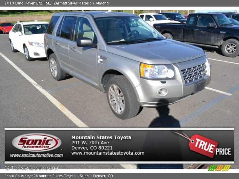 Zermatt Silver Metallic / Almond 2010 Land Rover LR2 HSE