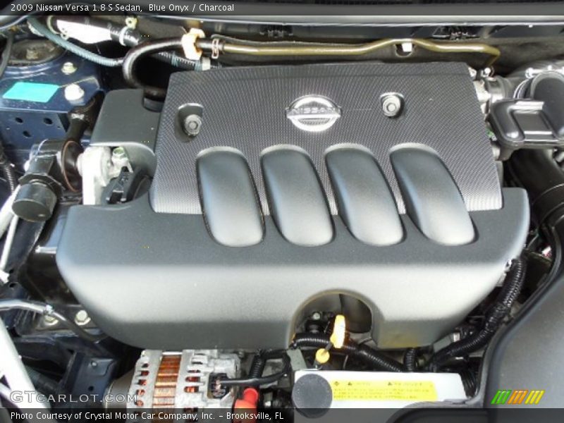 Blue Onyx / Charcoal 2009 Nissan Versa 1.8 S Sedan