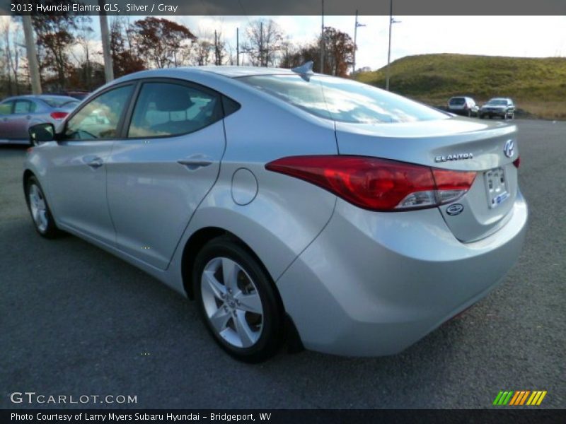 Silver / Gray 2013 Hyundai Elantra GLS