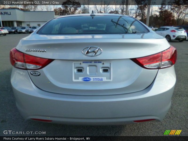 Silver / Gray 2013 Hyundai Elantra GLS