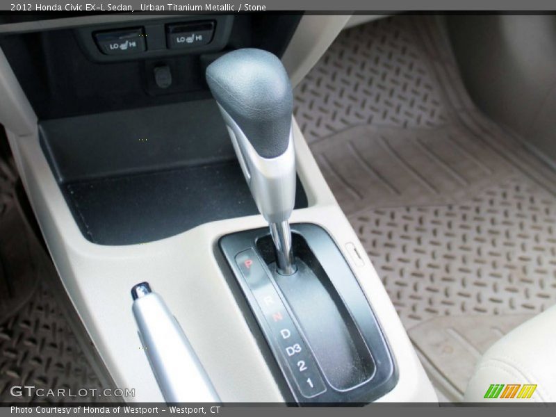 Urban Titanium Metallic / Stone 2012 Honda Civic EX-L Sedan