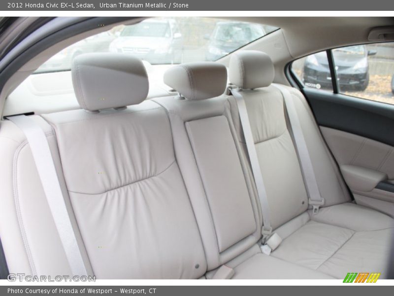 Urban Titanium Metallic / Stone 2012 Honda Civic EX-L Sedan
