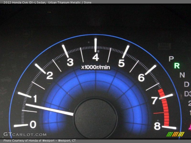 Urban Titanium Metallic / Stone 2012 Honda Civic EX-L Sedan