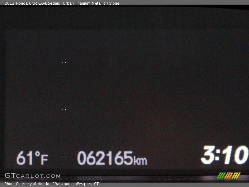 Urban Titanium Metallic / Stone 2012 Honda Civic EX-L Sedan