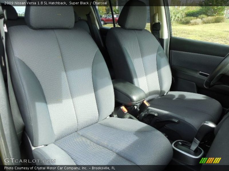 Super Black / Charcoal 2009 Nissan Versa 1.8 SL Hatchback