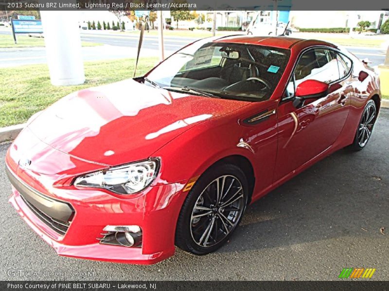 Lightning Red / Black Leather/Alcantara 2013 Subaru BRZ Limited