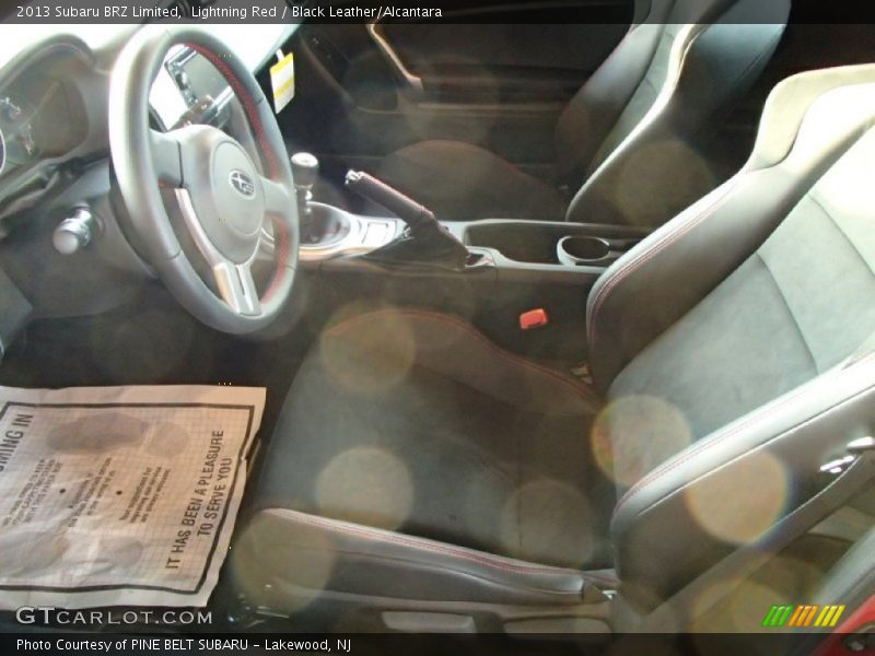 Lightning Red / Black Leather/Alcantara 2013 Subaru BRZ Limited
