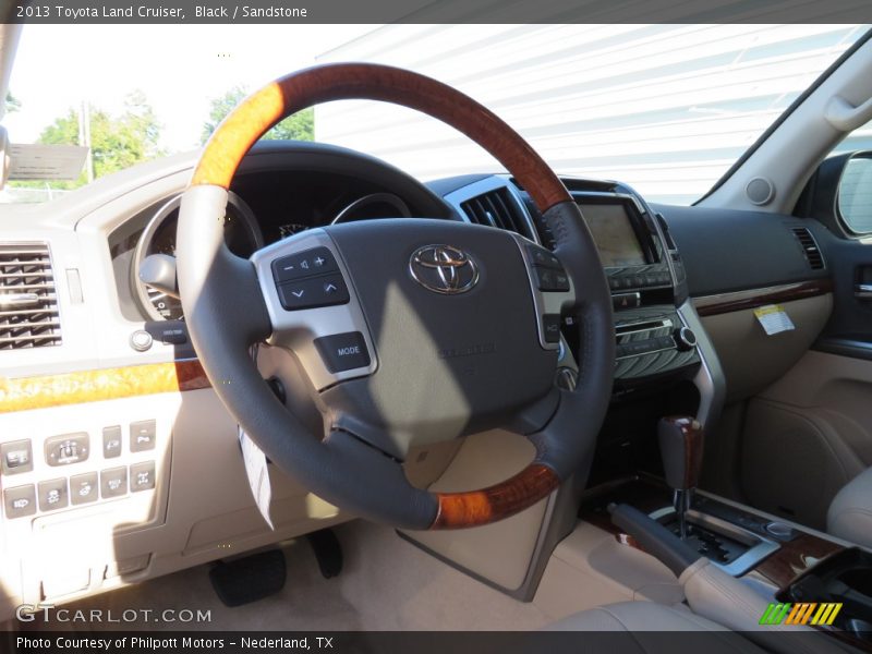 Black / Sandstone 2013 Toyota Land Cruiser