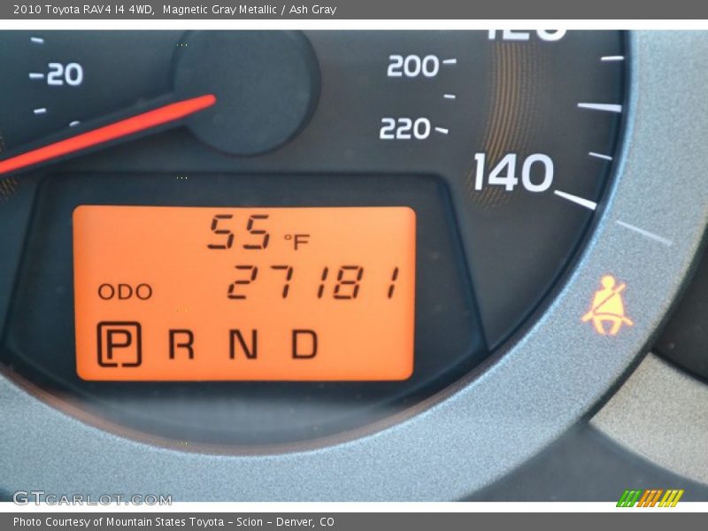 Magnetic Gray Metallic / Ash Gray 2010 Toyota RAV4 I4 4WD