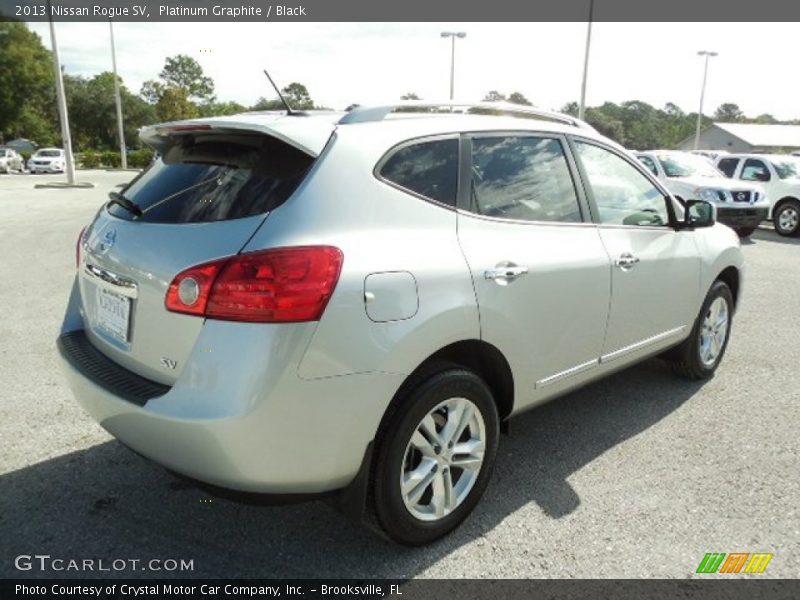 Platinum Graphite / Black 2013 Nissan Rogue SV