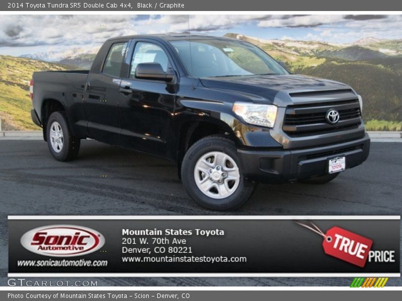 Black / Graphite 2014 Toyota Tundra SR5 Double Cab 4x4