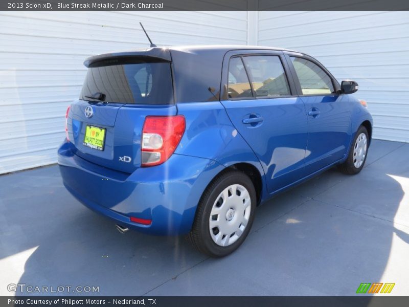 Blue Streak Metallic / Dark Charcoal 2013 Scion xD