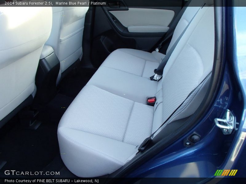 Marine Blue Pearl / Platinum 2014 Subaru Forester 2.5i