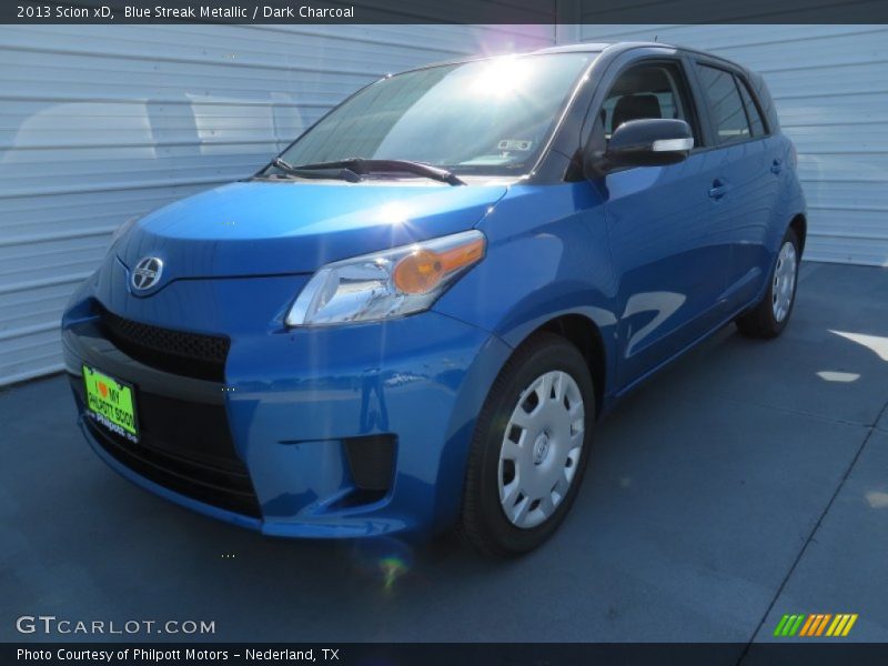 Blue Streak Metallic / Dark Charcoal 2013 Scion xD