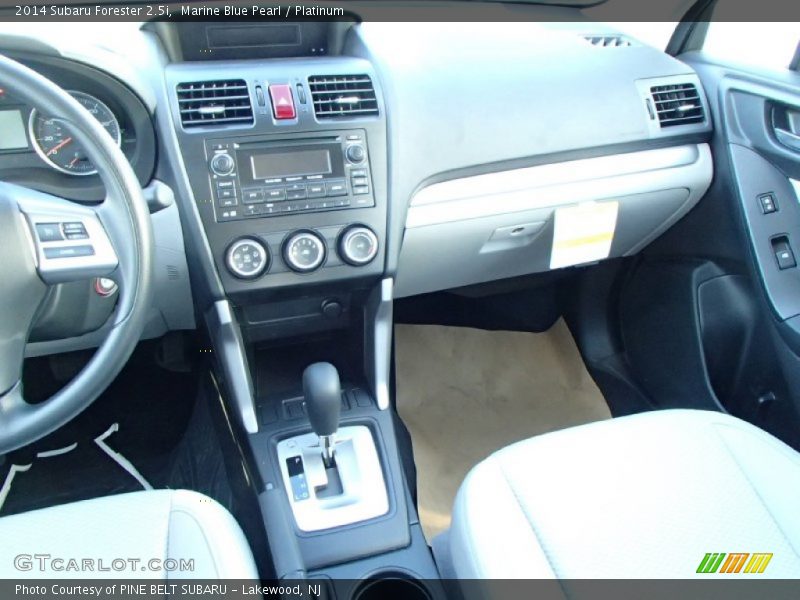 Marine Blue Pearl / Platinum 2014 Subaru Forester 2.5i