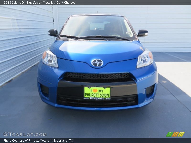 Blue Streak Metallic / Dark Charcoal 2013 Scion xD